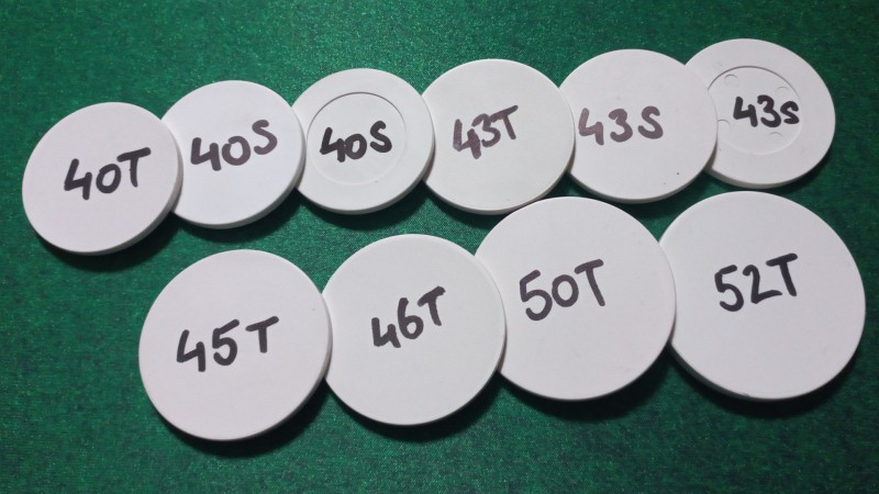 Sizes in mm